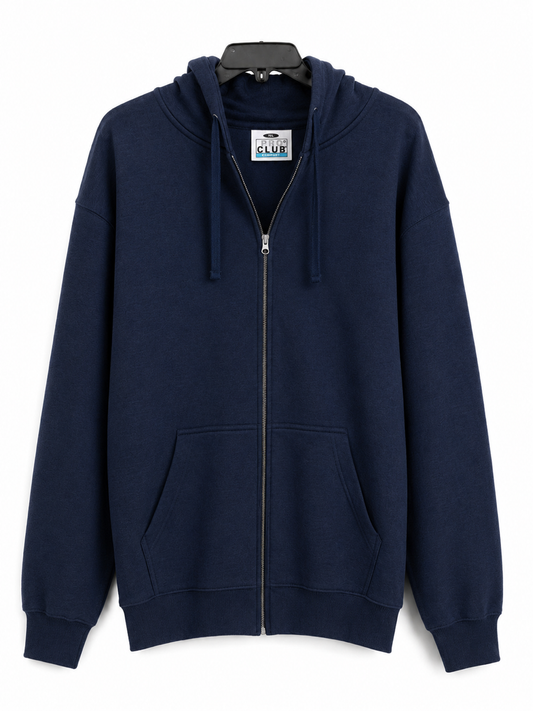 Pro Club Men's  Comfort Heavyweight Full-Zip Hoodie – Navy -3XL