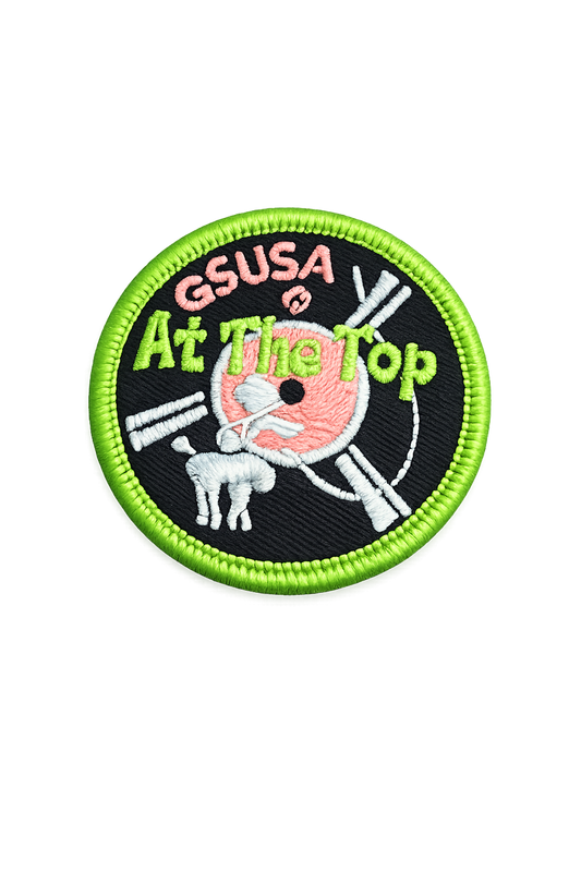 Girl Scouts At the Top Patch - Discontinued - Basics Clothing Store