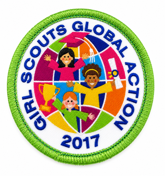 Girl Scouts Global Action 2017 Patch -Discontinued