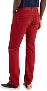 Levi's Men's 501 Original Shrink to Fit Jeans Syrah Garment Dye 00501-2416  Clearance Sale