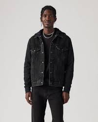 Levi's® New hybrid hoodie v trucker candy man A0632-0001