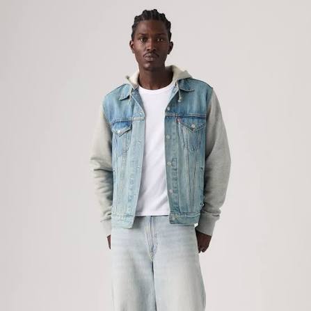 Levi's® New hybrid hoodie v trucker candy man A0632-0000