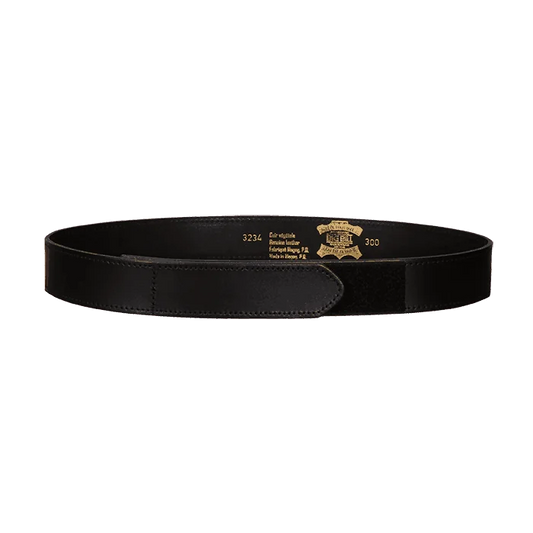 Big Bill FR Leather Belt with Velcro Closure-JA300-Black