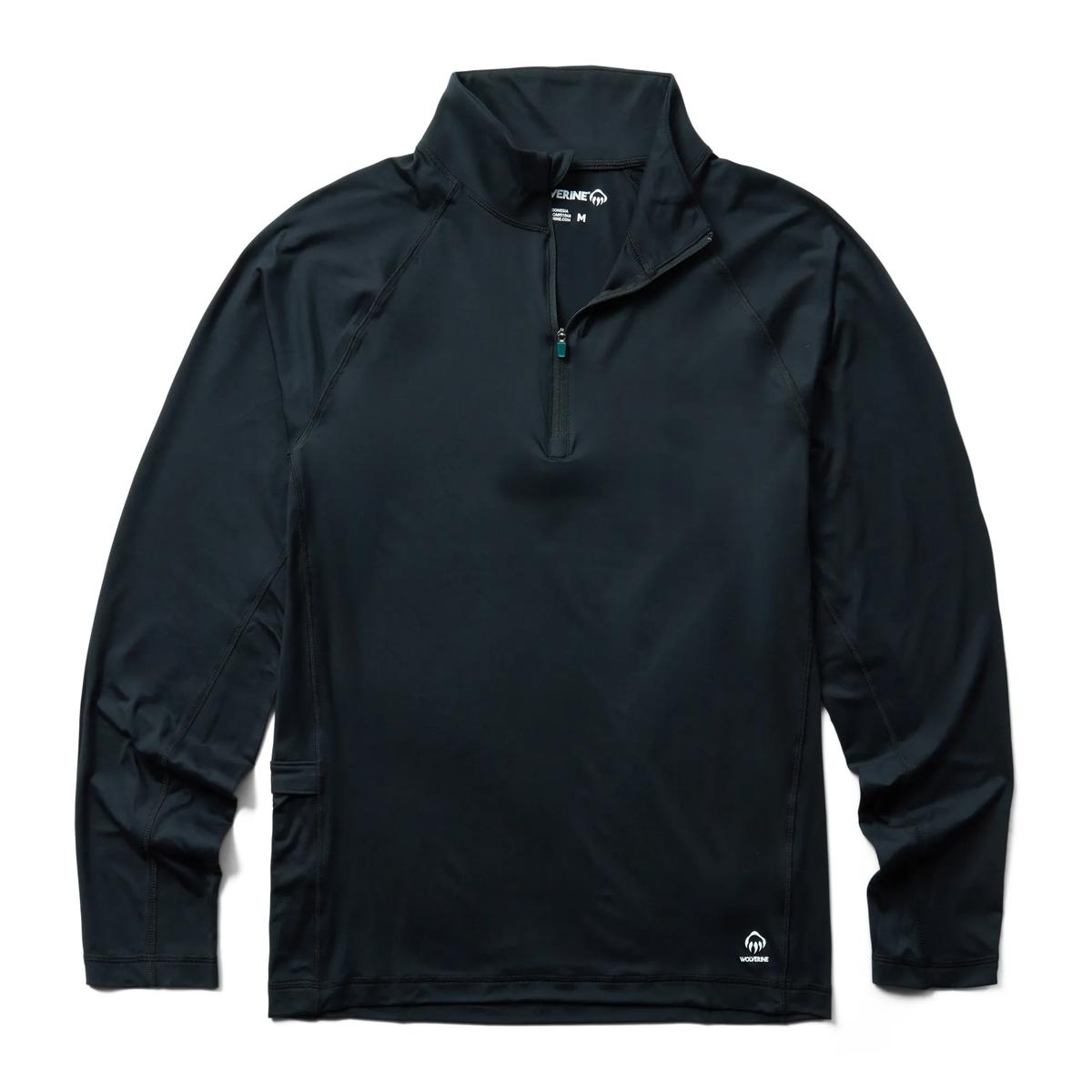 WOLVERINE Men's Sun-Stop Eco HALF Zip - BLACK - W1208920