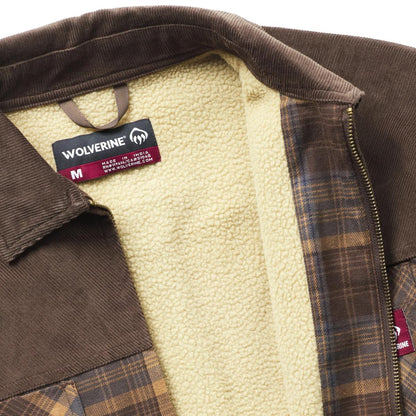 Wolverine Men's Marshall III Sherpa Zip Shirt Jac - W1213160
