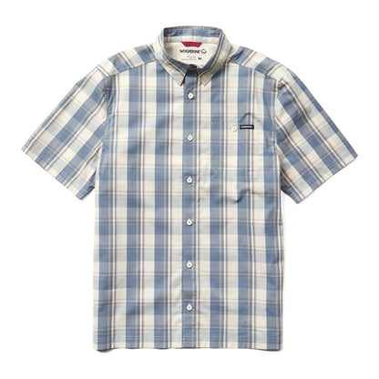 Wolverine Men's Vented Plaid Short Sleeve Work Shirt - W1213620