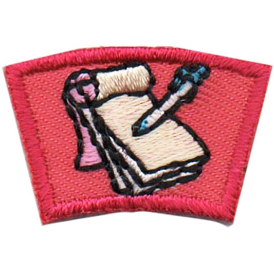 Pen / Pad Segment Patch Iron On 1 Inch