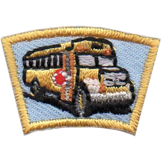 School Bus Segment Patch - Basics Clothing Store