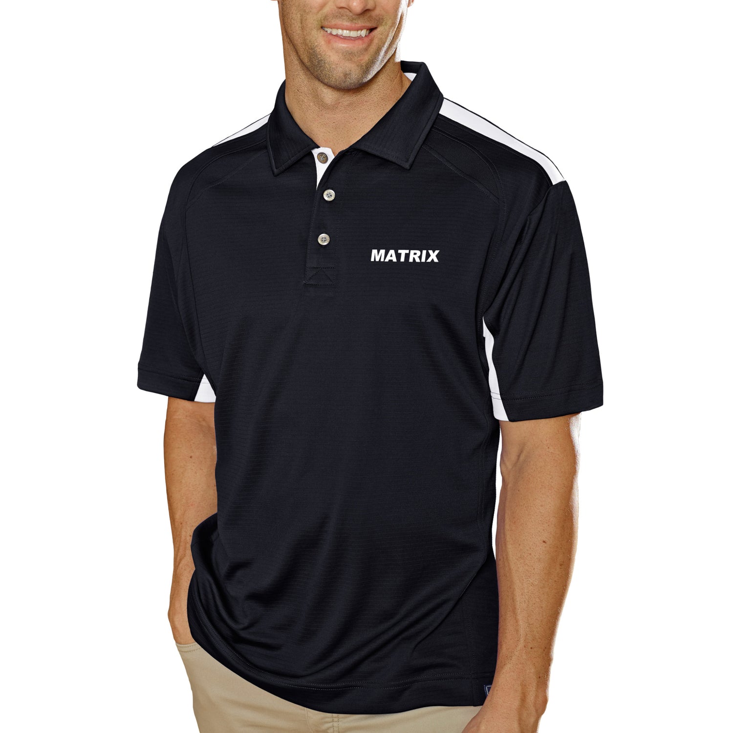 Pro Celebrity Men's Matrix Polo Shirt - Basics Clothing Store