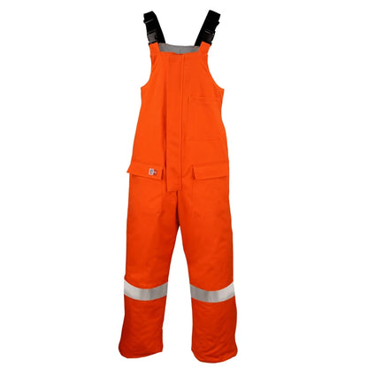 Big Bill Flame Resistant High Visibility Winter Bib -Orange -M908NEX - Basics Clothing Store