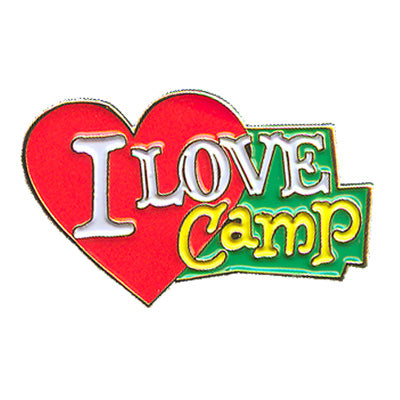 I Love Camp Pin