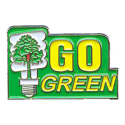 Go Green Pin