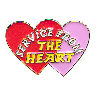 Service From Heart Pin