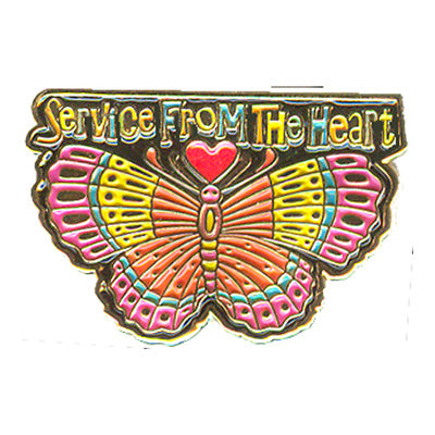 Service From The Heart Pin