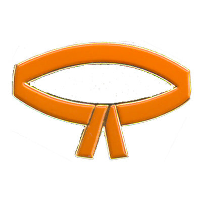 Orange Belt Pin
