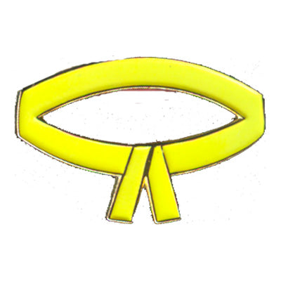 Yellow Belt Pin - Basics Clothing Store