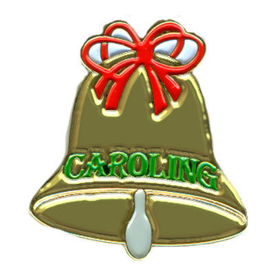 Caroling Bell (Gold) Pin