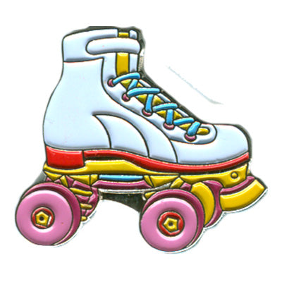 Roller Skate (White) Pin