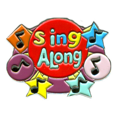 Sing A Long (Music Notes) Pin