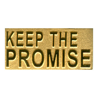 Keep The Promise (Gold) Pin