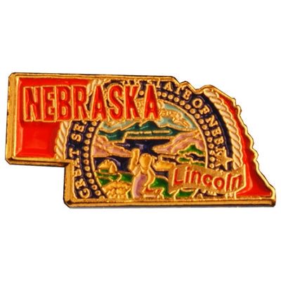 Nebraska Pin – Basics Clothing Store