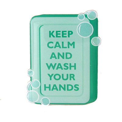 Keep Calm -Wash Your Hands Pin