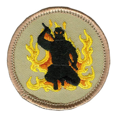 Flaming Ninja Patrol Patch