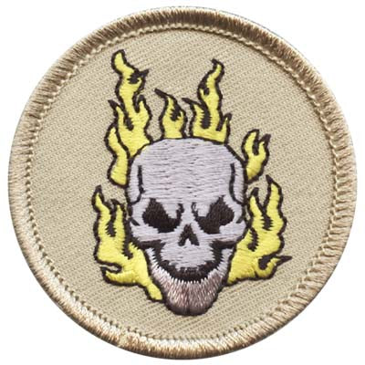 Flaming Skull Patrol Patch