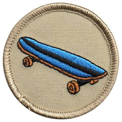 Skateboard Patrol Patch