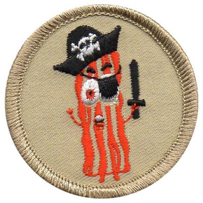 Bacon Pirate Patrol Patch