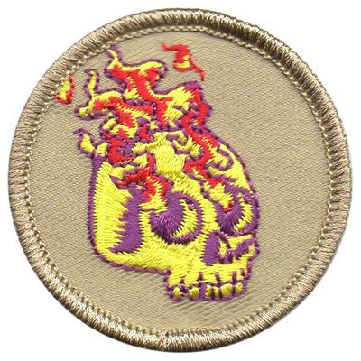 Flaming Skull Patrol Patch