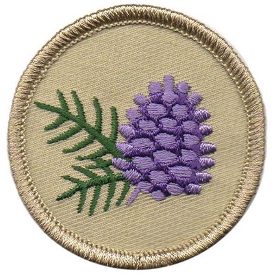 Purple Pine Cone Patrol Patch