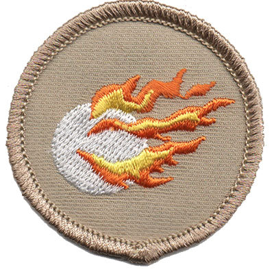 Flaming Ping Pong Patrol Patch