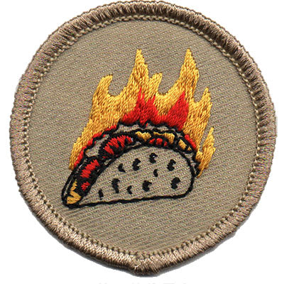 Flaming Taco Patrol Patch