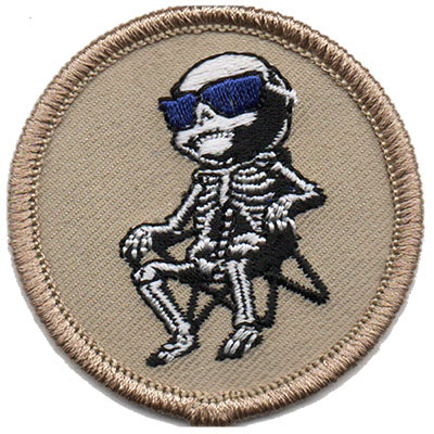 Chillin Skeleton Patrol Patch