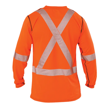 Big Bill High Visibility Long-Sleeve Athletic Performance T-shirt