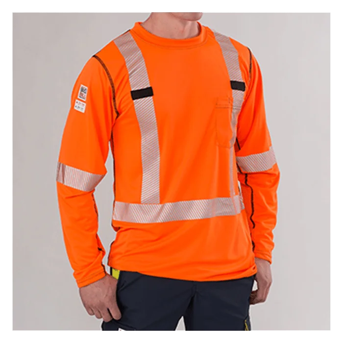 Big Bill High Visibility Long-Sleeve Athletic Performance T-shirt