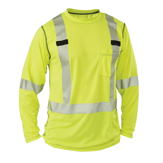 Big Bill High Visibility Long-Sleeve Athletic Performance T-shirt