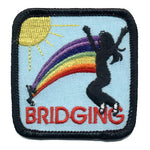 12 Pieces-Bridging (Rainbow & Sun) Patch-Free shipping