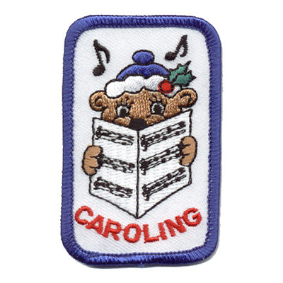 12 Pieces-Caroling (Bear W/Music) Patch-Free shipping