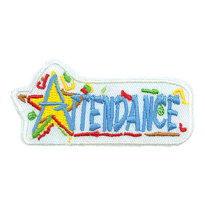 12 Pieces- Attendance Patch-Free shipping