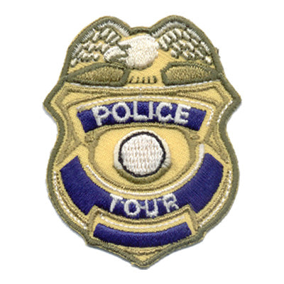 12 Pieces-Police Tour (Badge) Patch-Free shipping