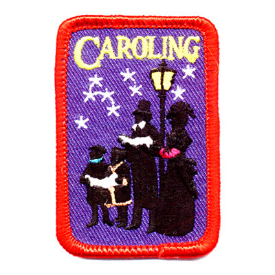 12 Pieces-Caroling (Carolers) Patch-Free shipping