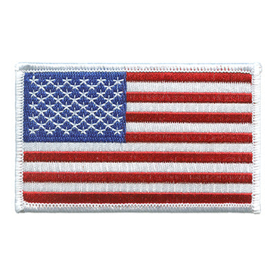 US Flag Sm/White 3.5 X 2