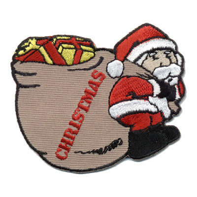 Christmas (Santa W/Bag) Patch