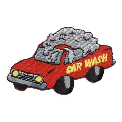 Car Wash - Red Car Patch