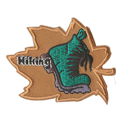 Hiking- Leaf & Boot Patch