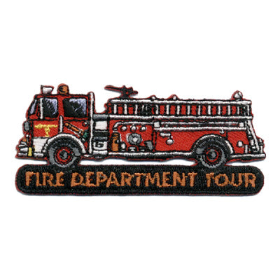 12 Pieces-Fire Department Tour Patch-Free shipping