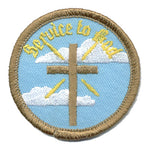12 Pieces-Service To God Patch-Free shipping