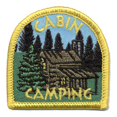 12 Pieces-Cabin Camping (Dome) Patch-Free shipping